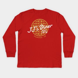 JJ's Diner Waffles Kids Long Sleeve T-Shirt